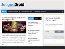 Tablet Screenshot of juegosdroid.com